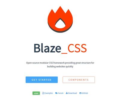 blazecss又一个开源模块化css框架-厦门网页设计推荐